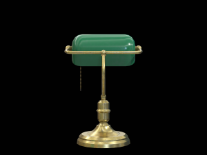 Banker lamp 3D-Modell