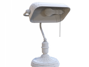Banker lamp 3D-Modell