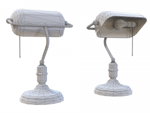 Banker lamp 3D-Modell