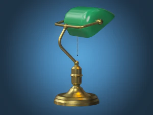 Banker lamp 3D Model