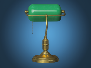 Banker lamp 3D-Modell