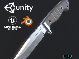 Sibert scout knife Model 3D