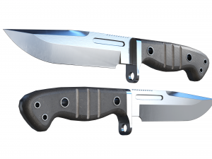 Sibert scout knife Model 3D