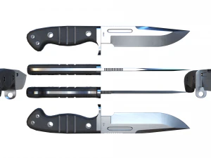Sibert scout knife 3D Model