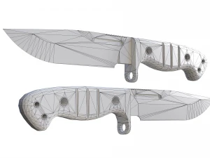 Sibert scout knife 3D Model