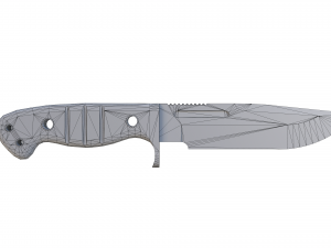 Sibert scout knife Model 3D
