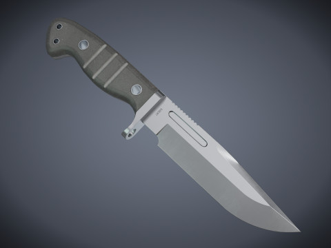 Sibert scout knife Model 3D