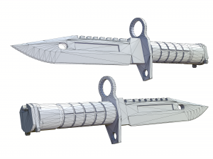 M9 Bayonet Tactical Knife Model 3D
