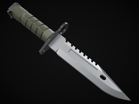 M9 Bayonet Tactical Knife Model 3D