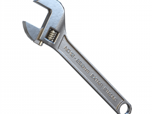 Adjustable wrench 3D 模型