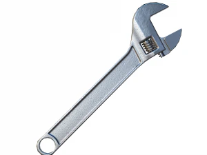 Adjustable wrench 3D Model