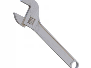 Adjustable wrench 3D Model