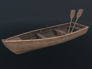 Rowboat 3D Model
