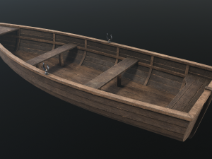 Rowboat 3D Model