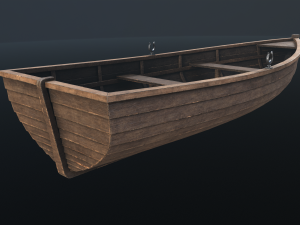 Rowboat 3D Model