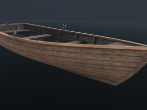 Rowboat 3D Model