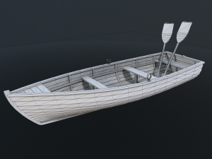 Rowboat 3D Model