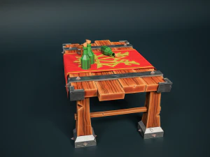 Stylized Table 3D Model