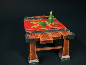 Stylized Table Model 3D