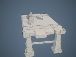 Stylized Table 3D Model