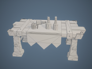 Stylized Table Model 3D