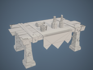 Stylized Table Model 3D