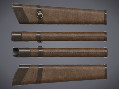 Bow and Arrow with Arrow Case 3Dモデル