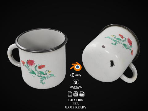 Old Cup 3D Model