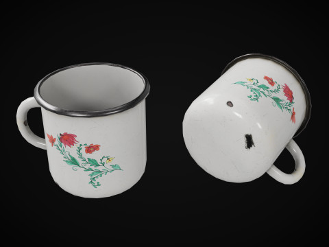 Old Cup 3D Model