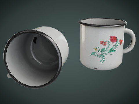 Old Cup 3D Model