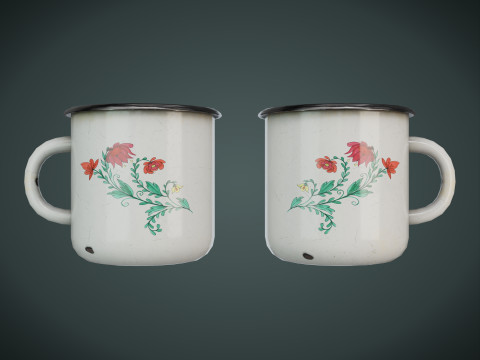 Old Cup 3D Model