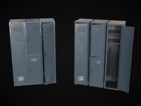 Locker Model 3D