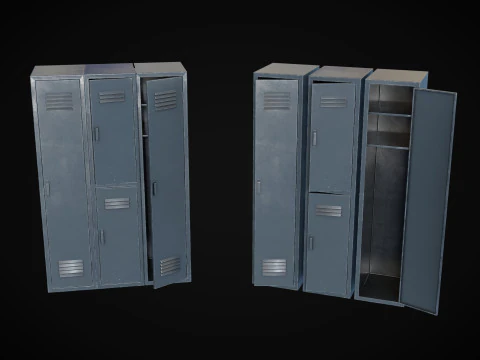 Locker 3D Model