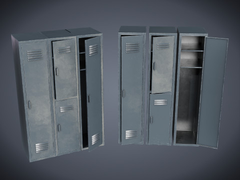 Locker Model 3D