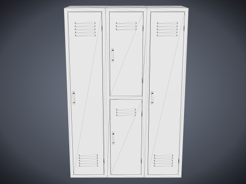 Locker Model 3D