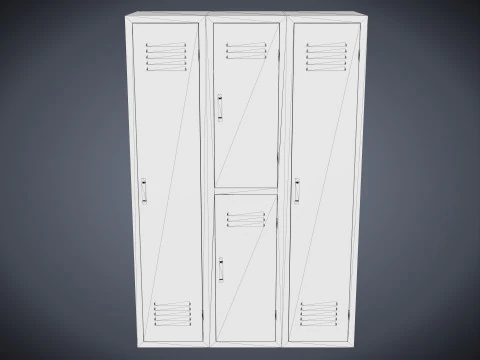 Locker 3D Model