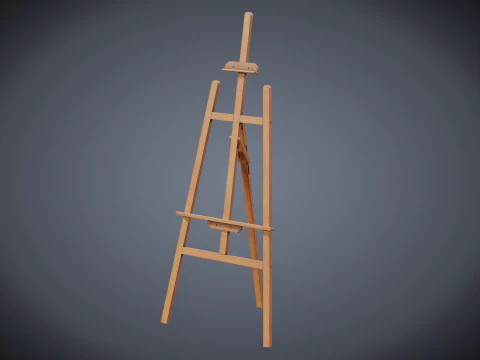 Easel 3D Model