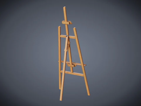 Easel 3D Model