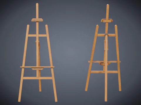 Easel 3D Model