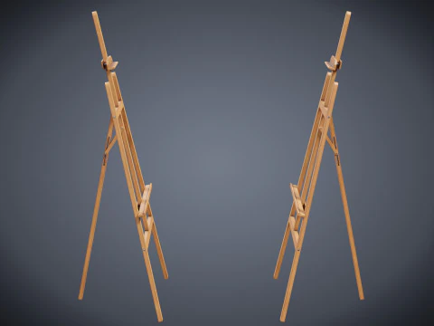 Easel 3D Model