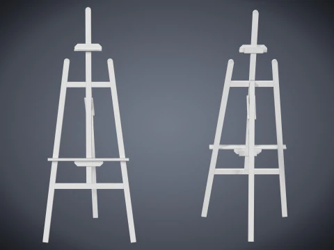 Easel 3D Model