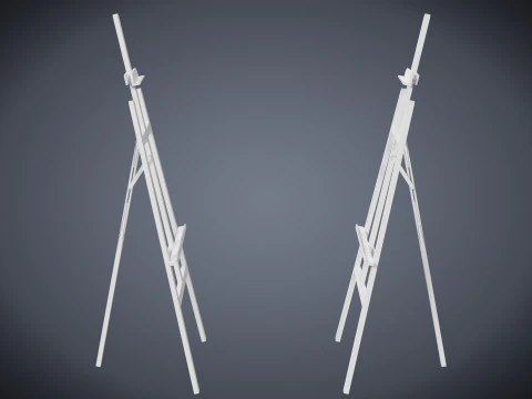Easel 3D Model