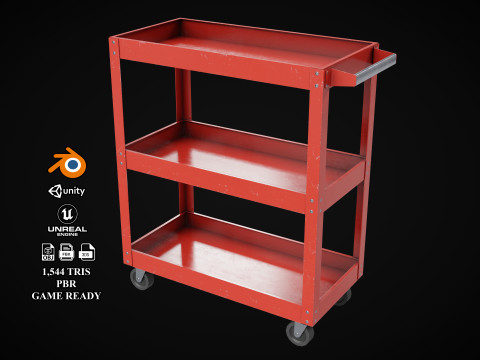Tool Cart 3Dモデル