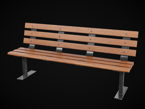 Old bench Modelo 3D