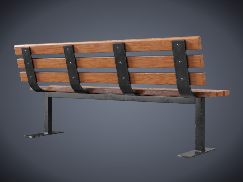 Old bench Modelo 3D
