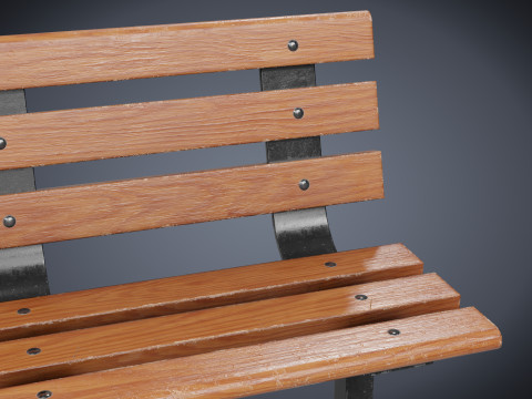 Old bench Modelo 3D