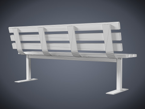 Old bench Modelo 3D