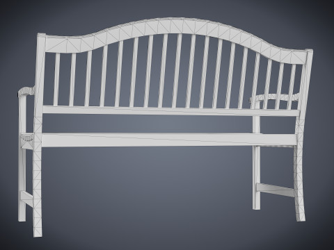 Street Bench Modelo 3D