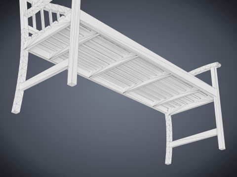 Street Bench Modelo 3D