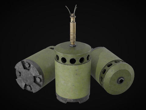 Sprengen Mine 1935 3D 모델